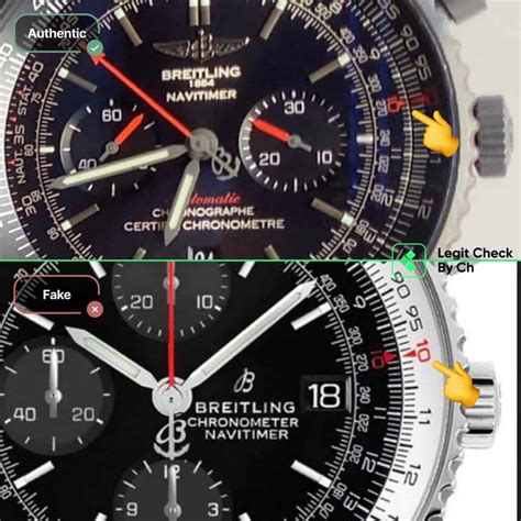 breitling how to tell a fake|Breitling authenticity check.